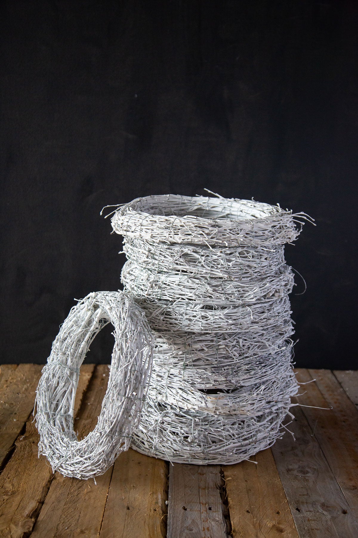 Birch Rings - White